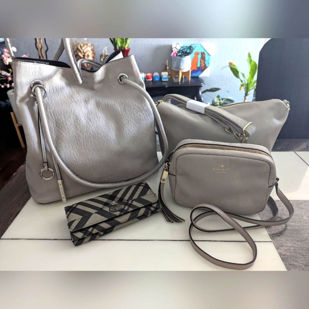 Bundle of 3 Bags & 1wallet Calvin Klein, Kate Spade, Steve Madden & Mundi Wallet